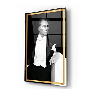 Atatürk Cam Tablo 70x110 cm