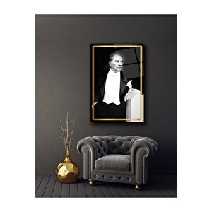 Atatürk Cam Tablo 70x110 cm