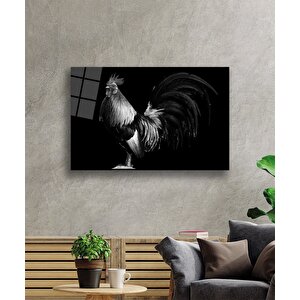 Horoz Hayvan Cam Tablo 50x70 cm