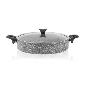 Ultra Granit Basık Tencere 26cm Tac-3403