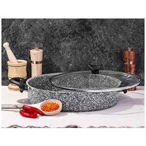 Ultra Granit Basık Tencere 26cm Tac-3403