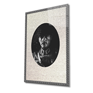 Çerçeveli Atatürk Cam Tablo 50x70 cm