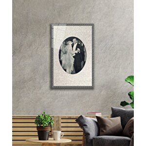 Çerçeveli Atatürk Cam Tablo 50x70 cm