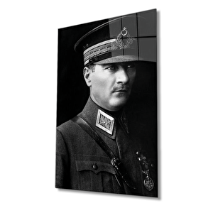 Atatürk Cam Tablo 90x60 cm