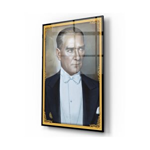 Atatürk Cam Tablo 70x110 cm