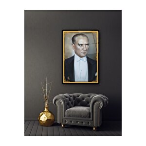 Atatürk Cam Tablo 70x110 cm