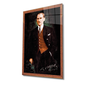 Atatürk Cam Tablo 50x70 cm