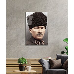 Atatürk Cam Tablo 90x60 cm