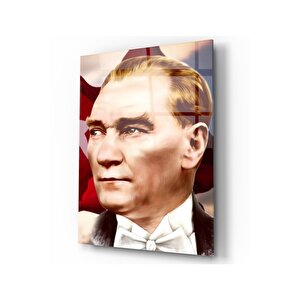 Atatürk Cam Tablo 50x70 cm