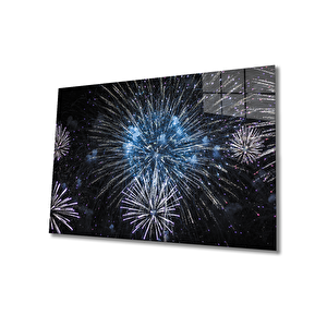 Havai Fişek Cam Tablo 50x70 cm
