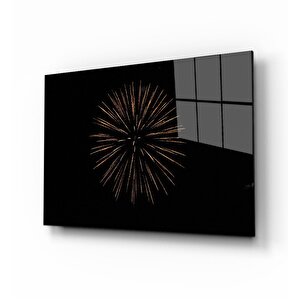 Havai Fişek Cam Tablo 90x60 cm