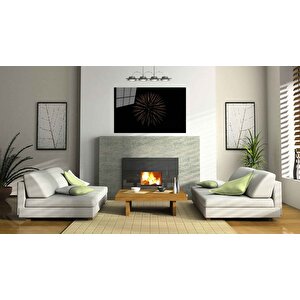 Havai Fişek Cam Tablo 90x60 cm