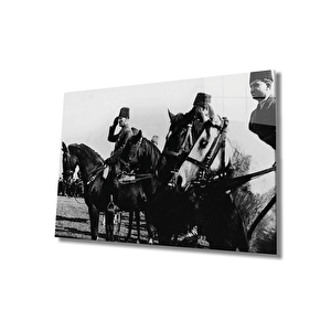 Atatürk Cam Tablo 90x60 cm