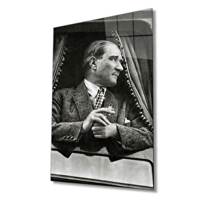 Atatürk Cam Tablo 50x70 cm