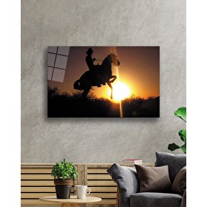 Gün Batımında At 50x70 cm