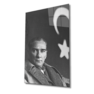 Atatürk Cam Tablo 50x70 cm