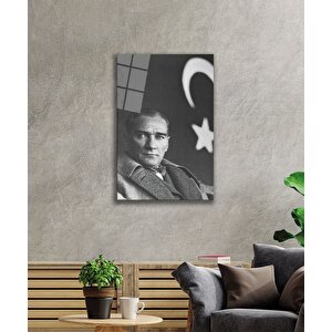 Atatürk Cam Tablo 50x70 cm