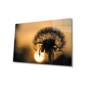 Gün Batımında Bitkiplant Table Tempered At Sunset 50x70 cm