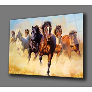 Atlar Tablo 36x23 cm