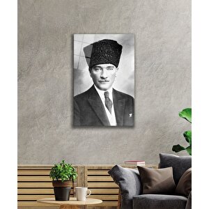 Atatürk Cam Tablo 110x70 cm