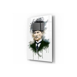 Atatürk Cam Tablo 50x70 cm