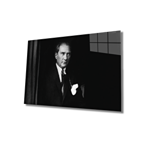 Atatürk Cam Tablo 50x70 cm