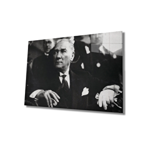 Atatürk Cam Tablo 50x70 cm