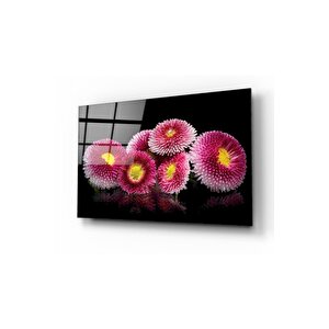 Çiçek Cam Tablo 50x70 cm