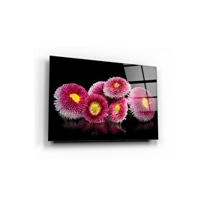 Çiçek Cam Tablo 50x70 cm