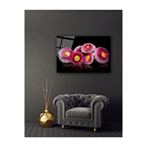 Çiçek Cam Tablo 50x70 cm