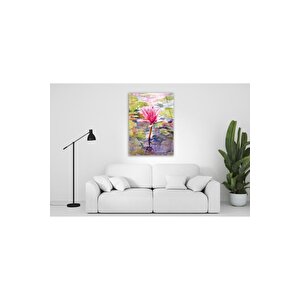 Çiçek Cam Tablo 50x70 cm
