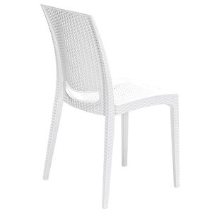 2 Adet Rattan Beyaz Sandalye / Balkon-bahçe-teras