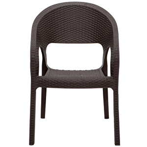 2 Adet Garden Kahve Sandalye / Balkon-bahçe-teras