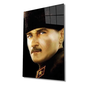 Atatürk Cam Tablo 50x70 cm