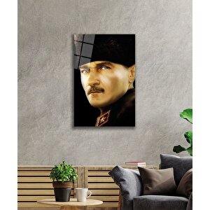 Atatürk Cam Tablo 50x70 cm