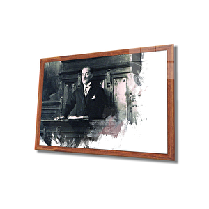 Atatürk Cam Tablo 50x70 cm