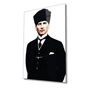 Atatürk Cam Tablo 50x70 cm