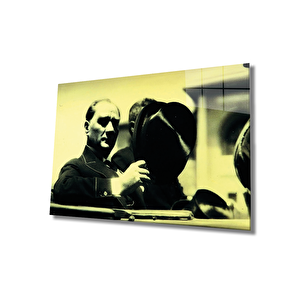 Atatürk Cam Tablo 50x70 cm