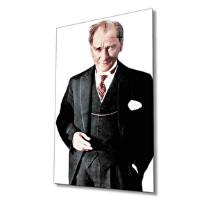 Atatürk Cam Tablo 50x70 cm