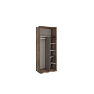 Platinum Brown Corner 3 Kapılı Gardırop