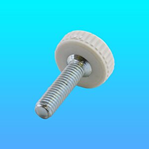 Bingo Rotil Ayak M6 Civatalı Mm Beyaz Profil Yükseltme Ayağı 2.5 Cm (10 Adet)