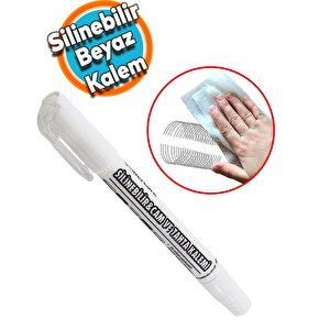 Silinebilir Tebeşir İşaretleyici Beyaz Kalem Metal Plastik Tahta Cam Ahşap Yüzey Yağlı Boya Uç