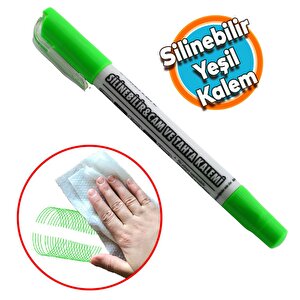 Silinebilir Tebeşir İşaretleyici Yeşil Kalem Metal Plastik  Tahta Cam Ahşap Yüzey Yağlı Boya Uç