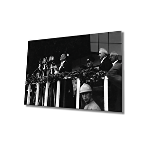 Atatürk Cam Tablo 50x70 cm
