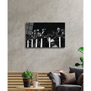 Atatürk Cam Tablo 50x70 cm