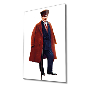 Atatürk Cam Tablo 50x70 cm