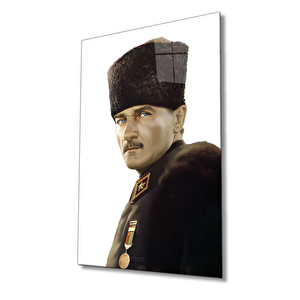 Atatürk Cam Tablo 50x70 cm