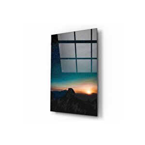 Gökyüzü Ve Güneş Cam Tablo 50x70 cm