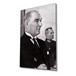 Atatürk Cam Tablo 50x70 cm