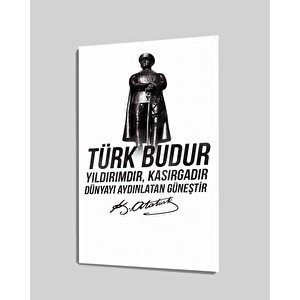 Atatürk Cam Tablo 36x23 cm